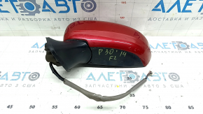 Side mirror left complete Toyota Prius 30 10-15 5 pins, red