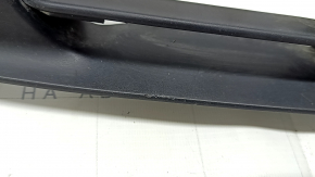 Lower grille of the front bumper right BMW 5 F10 14-16 open under fog lights, Luxury Line, with chrome molding, bumpers, sand