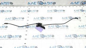 Hood lock release handle under the hood BMW 5 F10 10-16 with cable, cable mount is broken