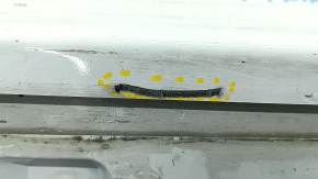 Right threshold BMW 5 F10 11-16 white, scratches