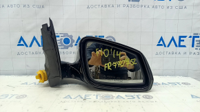Side mirror right complete BMW 5 F10 11-16 5 pins, turn signal, white, scratches, sand