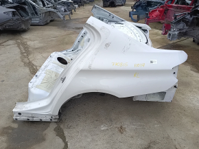 Quarter wing rear left BMW 5 F10 11-16 on the body, white