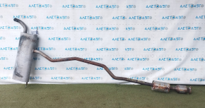Exhaust line for 1 pipe Ford Fusion mk5 19-20 2.0 hybrid, plug-in with catalytic converter, corrosion, dented resonator