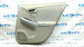 Door trim card rear right Toyota Prius 30 10-15 beige, with beige insert cloth, with handle, seal and gray overlay, scratches, for dry cleaning