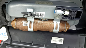 Torpedo front panel with AIRBAG BMW 5 F10 11-16 black and beige, for projection, rusty pyropatron, for dry cleaning