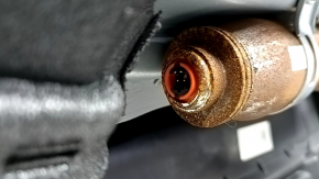 Torpedo front panel with AIRBAG BMW 5 F10 11-16 black and beige, for projection, rusty pyropatron, for dry cleaning