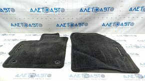Set of mats Toyota Prius 30 10-15 cloth gray, for dry cleaning
