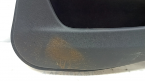 Door trim card rear right BMW 5 F10 11-16 leather Dakota black with beige, for cleaning