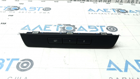 Front Left Seat Memory Buttons BMW 5 F10 10-16 Black