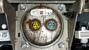 Torpedo front panel with AIRBAG Ford Fusion mk5 19-20 black under projection, under start-stop, worn, rusty pyropatron