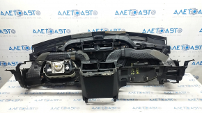 Torpedo front panel with AIRBAG Ford Fusion mk5 19-20 black under projection, under start-stop, worn, rusty pyropatron