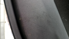 Door trim card rear left BMW 5 F10 11-16 leather Dakota black with beige, scratches, for cleaning