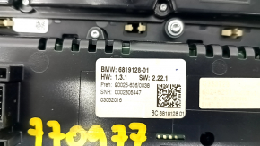 Climate control and radio control BMW 5 F10 14-16 Dual zone, with beige trim, air under glass