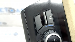 Climate control and radio control BMW 5 F10 14-16 Dual zone, with beige trim, air under glass