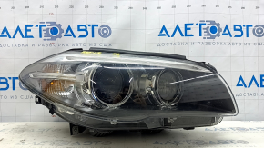Front right headlight complete BMW 5 F10 14-16 xenon, sand