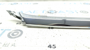 Front bumper molding upper central Toyota Venza 21-24 chrome, sand