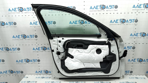 Door assembly front left BMW 5 F10 11-16 keyless, white 300, butt