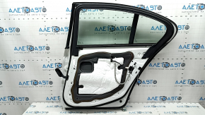 Door assembly rear right BMW 5 F10 11-16 keyless, white 300