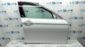 Door assembly front right BMW 5 F10 11-16 keyless, white 300