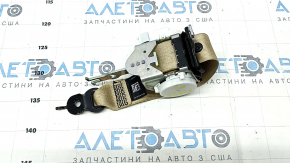 Rear left seat belt BMW 5 F10 11-16 beige, dry cleanable
