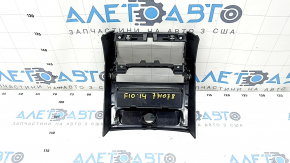 Rear center console trim BMW 5 F10 11-16 black, scratches