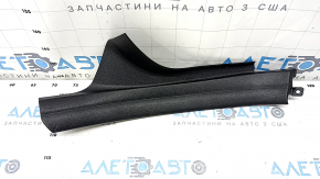 Door sill trim inner rear left BMW 5 F10 11-16 black, scratches