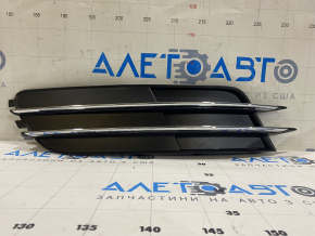 Front bumper grille left Audi A6 C7 12-15 chrome stripes