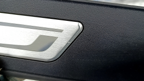 Door sill outer rear left BMW 5 F10 11-16 black with chrome, backlight, water damage, working