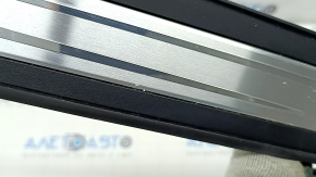 Door sill outer front left BMW 5 F10 11-16 black with chrome, backlight, water damage, scratches