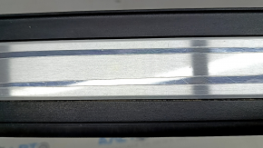 Door sill outer front left BMW 5 F10 11-16 black with chrome, backlight, water damage, scratches