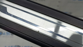 Door sill outer front left BMW 5 F10 11-16 black with chrome, backlight, water damage, scratches