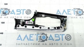 Front panel trim left BMW 5 F10 11-16 wood anthracite, chrome