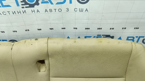 Rear seat cushion BMW 5 F10 14-16 beige Dakota leather, cracked, dented, dry cleanable