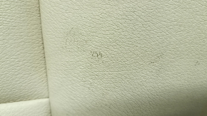 Rear seat cushion BMW 5 F10 14-16 beige Dakota leather, cracked, dented, dry cleanable