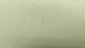 Rear seat cushion BMW 5 F10 14-16 beige Dakota leather, cracked, dented, dry cleanable