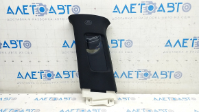 Center pillar trim upper belt left Toyota Venza 21-24 black, cloth