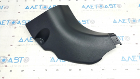 Front pillar trim right lower Toyota Venza 21-24 black, abrasion