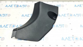 Front pillar trim left lower Toyota Venza 21-24 black, abrasion