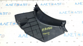 Front pillar trim left lower Toyota Venza 21-24 black, abrasion