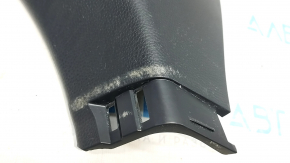 Front pillar trim left lower Toyota Venza 21-24 black, abrasion