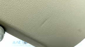 Side panel of the 2nd row of seats left BMW 5 F10 14-16 leather beige Dakota, faded, dents, needs cleaning