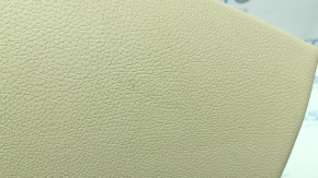 Side panel of the 2nd row of seats left BMW 5 F10 14-16 leather beige Dakota, faded, dents, needs cleaning
