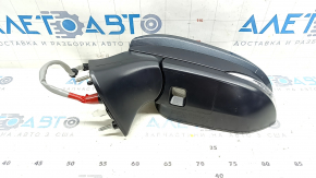 Left side mirror complete Toyota Venza 21-24 12 pins, turn signal, heating, BSM, backlight, graphite
