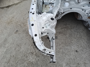 Front right quarter BMW 5 F10 11-16 on the body, white