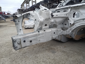 Front right quarter BMW 5 F10 11-16 on the body, white