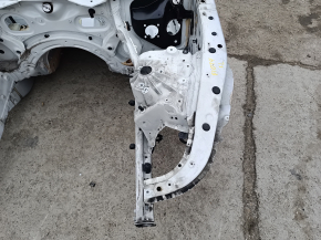 Front left quarter BMW 5 F10 11-16 on the body, white