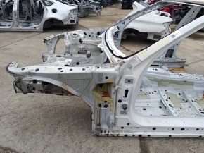 Front left quarter BMW 5 F10 11-16 on the body, white