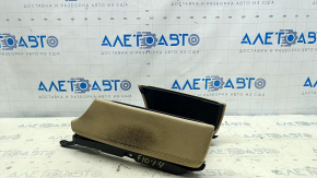 Armrest BMW 5 F10 11-16 leather Dakota beige, cracked leather, needs cleaning