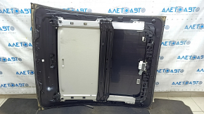 Panorama assembly Toyota Prius 30 10-15 gray curtain, broken sunroof glass, needs cleaning