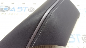 Dashboard cover left Toyota Venza 21-24 black, gray stitching, XLE